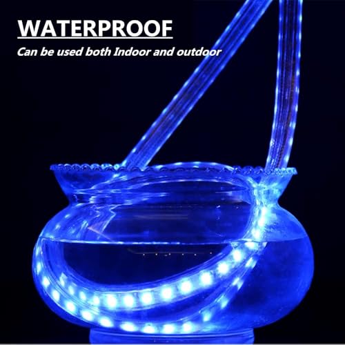Tira LED RGB 5050 110V 20m Multicolor Dimmable Impermeable miniatura 4