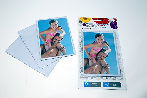 Magnetic Picture Frames For Refrigerator - 3 Pack 4 X 6 Inch Photo Frames - Clear Magnetic Frames For Fridge, Locker, Cubicle 4X6 Acrylic Picture Frames #TOP3