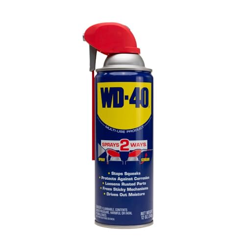 WD-40 Original Formula, Multi-Use Product with Smart Straw Sprays 2 Ways,12 OZ