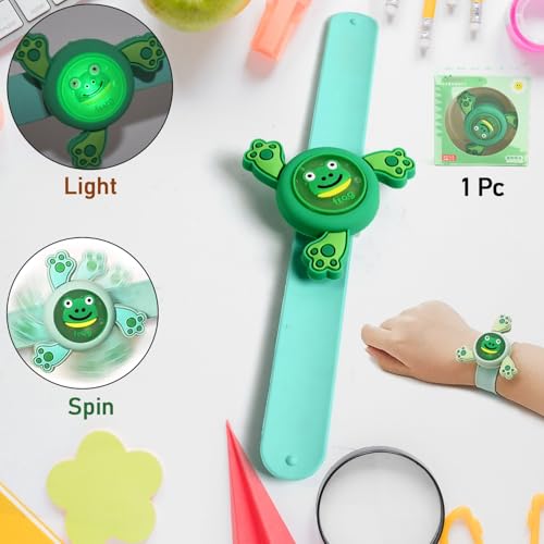 Image of Spinning Slap Band | Cute Cartoon Bracelet for Kids | Wrist Band with Flashing Lights | Return Gift for Birthday
