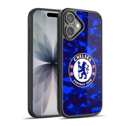 Coque Chelsea FC pour iPhone 17 en gel renforcé avec motif camouflage officiel