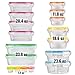 fullstar 34-Piece Plastic Food Storage Containers with Lids (17 Containers & 17 Lids) - Leakproof, BPA-Free, Meal Prep Containers, Reusable Lunch Storage Set for Kitchen Organization (Pack of 34)