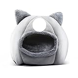 Invierno Cálido Confort Cama para Gatos Casa para Gatos Cama para Gatos Camas para Perros Mascota Pequeña Estera Cueva de sueño Profundo Gatos de Interior Accesorios Productos para Perros-XL 39x39x2