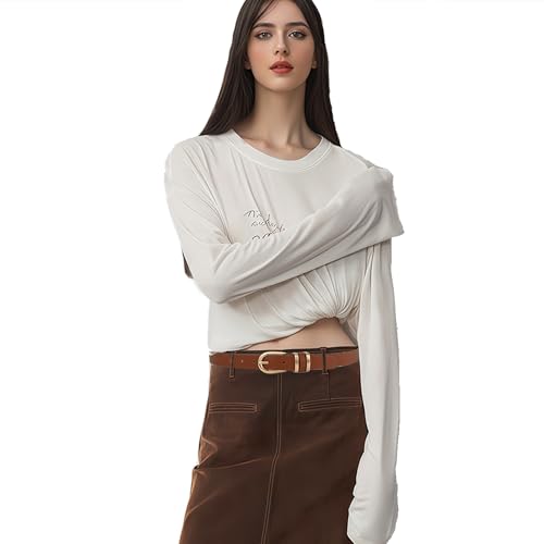 Earnda Skinny Belts for Women Jeans Pants Thin Waist Belt Gold Buckle Ladies Dress Belt2