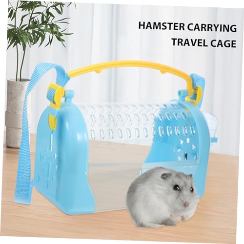 Toddmomy gaiola hamster casa hamster transportador hamster ao ar livre Transportadora hamster Casa t