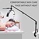 Wimpern Lampe, 10W Dimmbar Halbmondlampe 12’’ 3200K-5600K LED Schreibtischclip Lamp für Wimpern mit USB Kabel C Klemme Handyhalter 2 Wimpernzangen für Vlogging Schönheitssalon Make-up Nachttischlampe