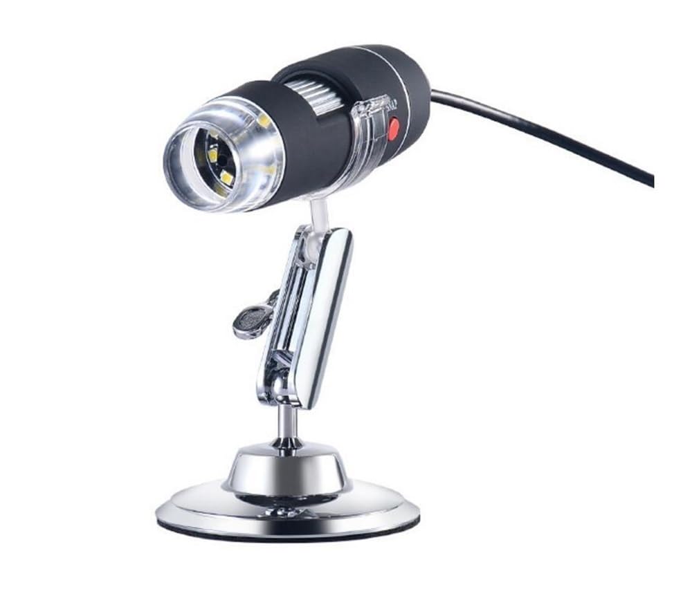Microscope 500X 1000X LED Electronic Magnifying Glass Pocket USB Digital Microscope with Light(500X)
