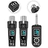 HomeVortex UHF Wireless Microph System, with Plug-on Transmitter and Receiver, for Dynamic Mic, Electric Guitar, Bass, PA Speaker, 50m Range, 20Hz-20KHz, Black #3