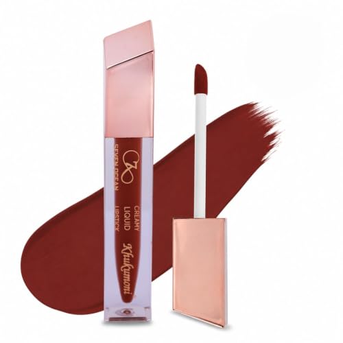 Image of Khukumoni Liquid Lipstick| Coffee Brown Shade | Long Lasting Matte Finish | Waterproof & Smudge-Proof Lipstick for Women 5ml