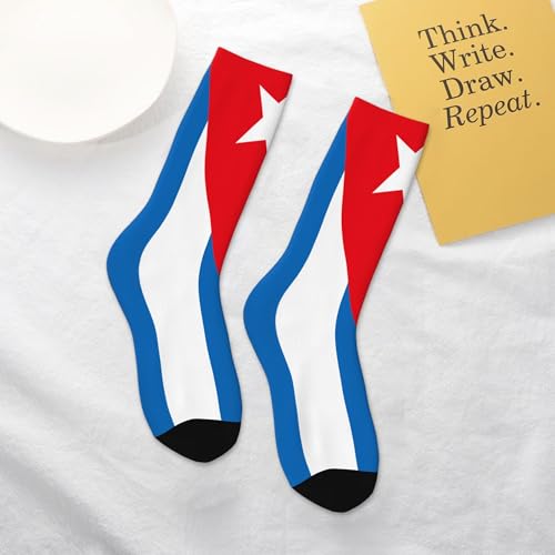 SEAEAGLE Cuban flag A Pair Junior Athletic Short Tube Socks Children Calf Tube Socks Short Stockings4