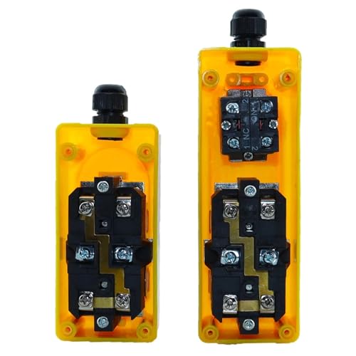 Interruptor de parada de emergencia COP-21H con boton de elevacion de 2.2 kW 250V 7