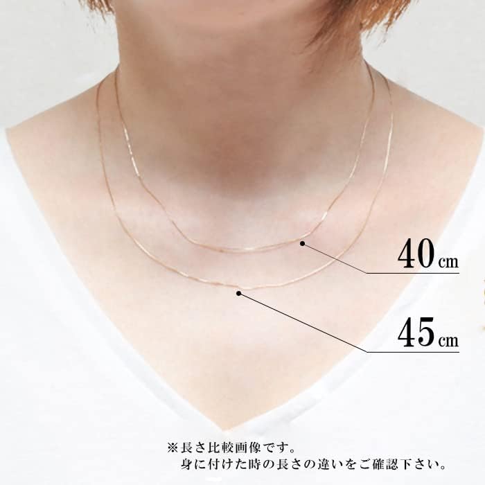 OKKO] ベネチアンチェーン ネックレス チェーンのみ ギフト 40cm 45cm