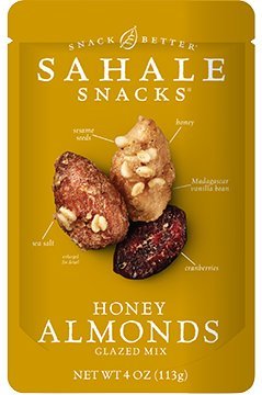 Sahale Snacks All Natural Glazed Nut Blend Variety Pack 4 Oz Each (HONEY ALMONDS (6 PACK))