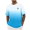 Mens Tshirts Designer Labels, Mens T Shirts Men's Fashion Casual T-Shirts Breathable Lightweight Tee Top Hawaiian Print Summer Camping Hiking Holidays Everyday Wear #3