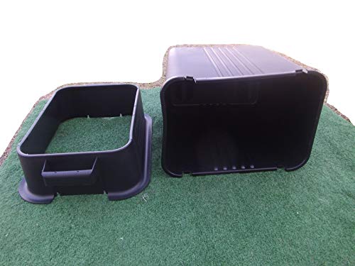 HITY MOTOR (New/Quality Compatible with OEM Grass Catcher Container 532183286 532129586 TOP Piece & Hard BIN fits 38" 42" 46" 48" 54"