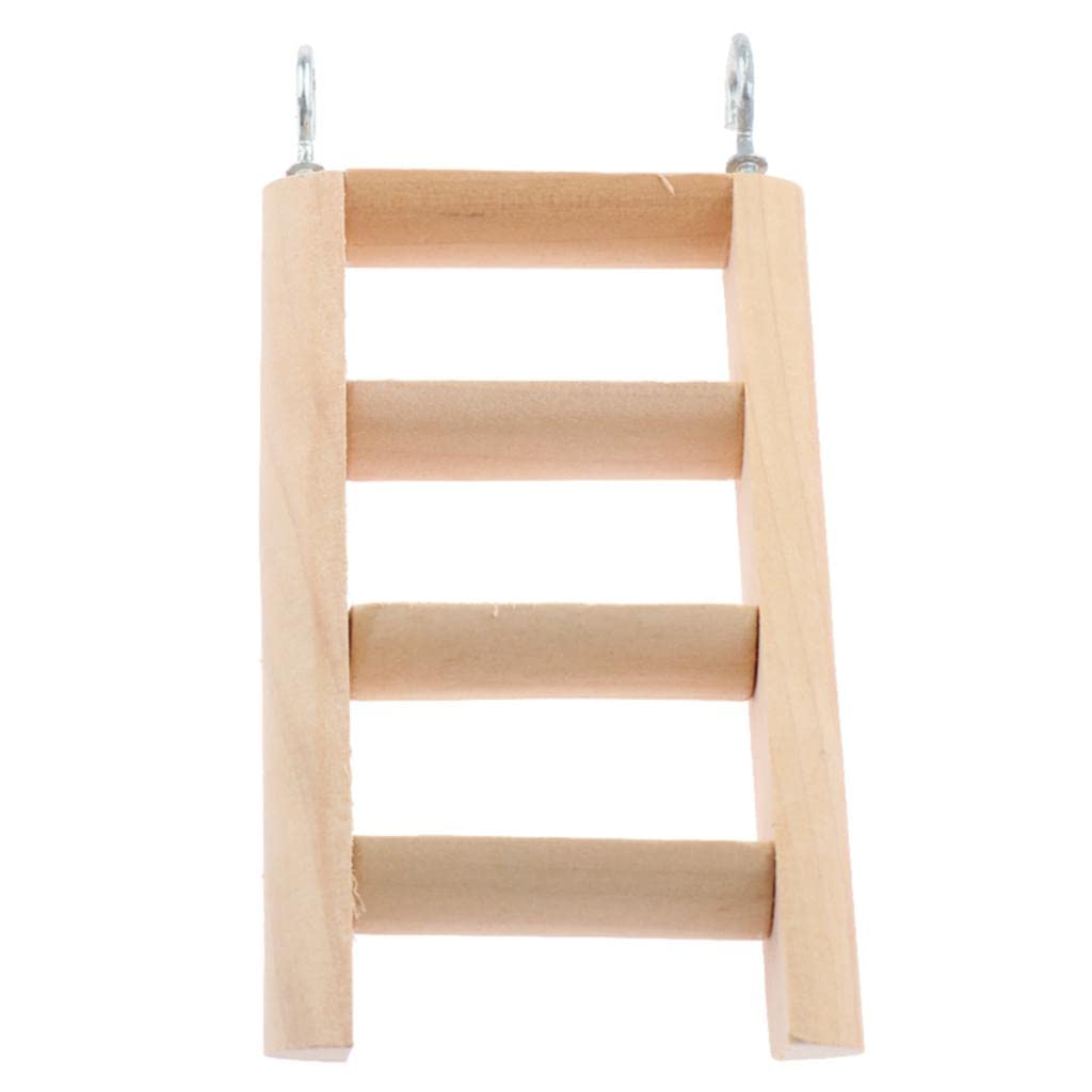 Small Wooden Hanging Ladder Toy for Pet Birds Pet Cage Accessories|Pet Supplies | Bird Supplies | Toys-image-42