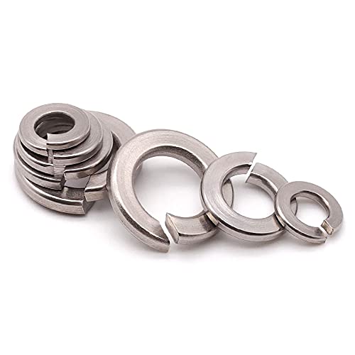 Image of 12mm ID (Inside Diameter) Stainless Steel Lock Washer Spring Washer, 304 Stainless Steel (18-8), Bright Finish, 30 Qty