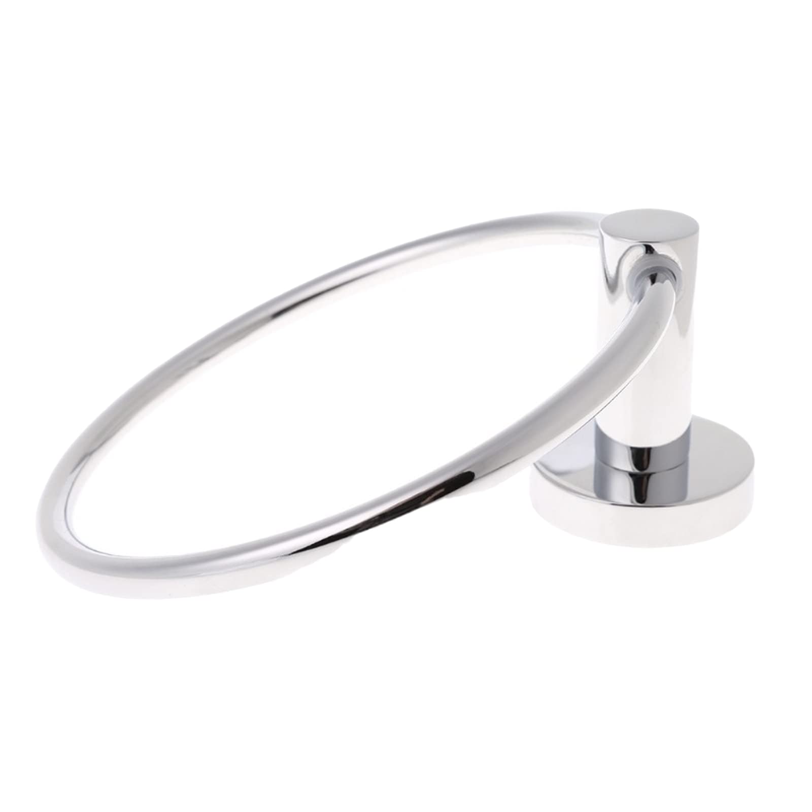 Porte-serviettes acier inoxydable blanc : rack rangement salle de bain suspendu