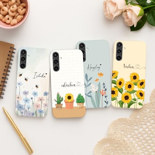 Image of COLORflow Back Cover Compatible with Samsung Galaxy S23 FE 5G | Floral Family Customized Back Cover Compatible with Samsung Galaxy S23 FE 5G