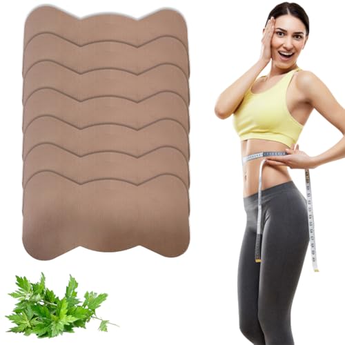 PYEUIFT 10 Piezas Parche Abdomen, Parche Para El Abdomen, Parche Para El Abdomen Natural Y Suave,Fácil De Usar Y Cómodo, Para Personas De Talla Media Y Obesas, Aplicación Diaria Para Cuidado Corporal