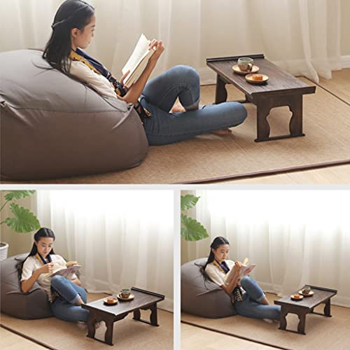 Table basse pliante Kung Fu pour petits espaces et table basse de balcon en bois - 7