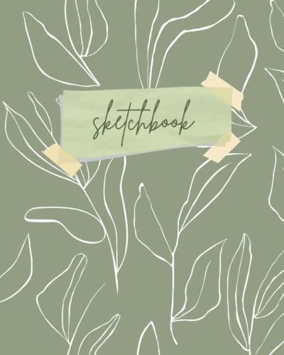 Aesthetic, Boho, Sage Green Sketchbook