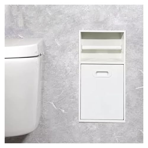 Niche de douche encastrée boîte de rangement multicouche poubelles papier toilette