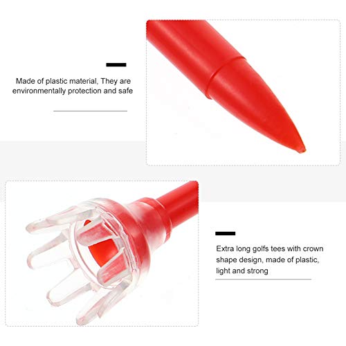 BESPORTBLE Suporte de bola de golfe de plástico, 7 cm, acessórios profissionais duráveis, ferramenta