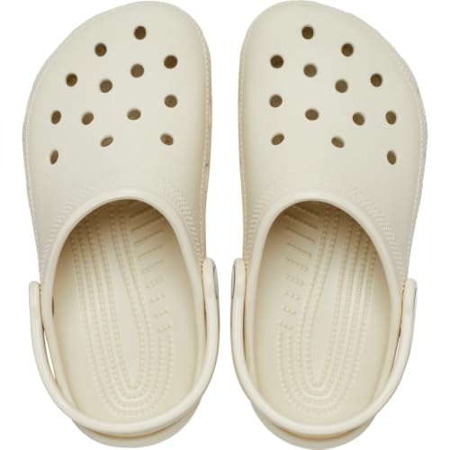 Crocs Unisexe Enfant Classic Clog K Sabots, Bone, 34/35 EU – vue 2