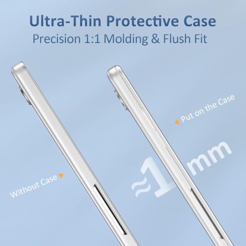Image of MOSISO Compatible with MacBook Air 13 inch Case M5 2026 M4 M3 M2 2025-2022 A3449 A3240 A3113 A2681, 4 in 1 Kit Matte Hard Shell for MacBook Air 13.6 Case, Anti-Fingerprints&Ultra-Thin, Frost Clear