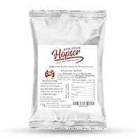 Premium Belgische Waffeln Backmischung 1 kg | Knusprig & Fluffig | Einfach zubereiten | 2,35 Kg fertiger Teig | ca 50 Waffeln