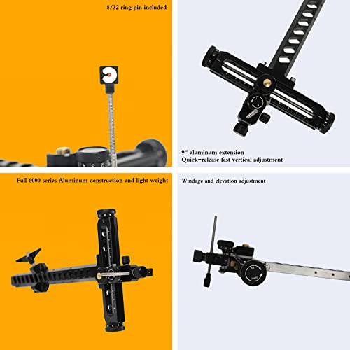 Recurve Bow Sight+Arrow Rest #TOP3