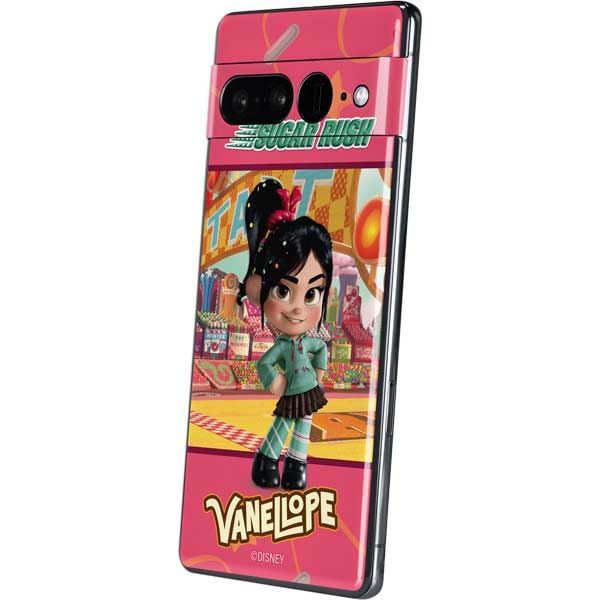 Skinit Decal Phone Skin Compatible with Google Pixel 7 Pro - Officially Licensed Disney Wreck-it Ralph Vanellope Sugar Rush Design