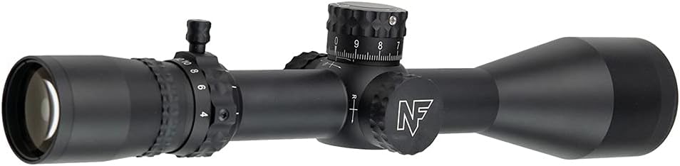 Nightforce NX8 4-32x50mm F2 Black Riflescope - Second Focal Plane (SFP), DigIllum Illuminated Reticle, ZeroStop, Adjustable Parallax, Long Range Precision Scope