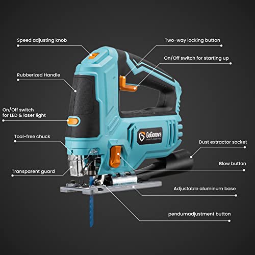 Gogonova 7.2Amp(850W) Jig Saw thumb #1