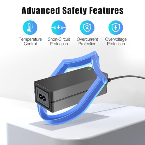 19V DC Power Supply 19V 3.42A Power Adapter for 65W 45W Laptop Monitor Speaker Compatible with Asus/Acer/Gateway/Toshiba Laptop for LG/Acer/Asus Monitor Power Cord with 10tips by Mareisa - Image 6