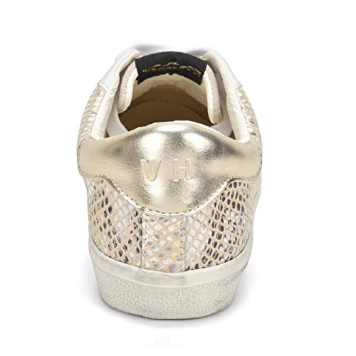 Image of VINTAGE HAVANA Womens Kate Slip On Sneakers Shoes Casual - Gold, White