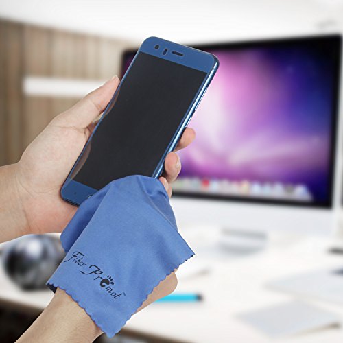 Fiber Promot 6 Pack Microfiber Cleaning Cloths For Electronics,Phone,Screen,Camera,Bottles, Lens,Square,Eye Glasses,Wipes,Optical,Computer,Laptop And Tv Sets Cleaner ( 6×7 Inches) #TOP2