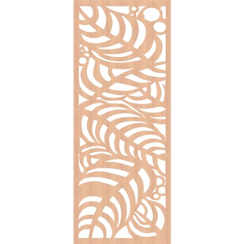 Image of 27 3 /8 inchW x 69 3 /8 inchH x 3 /8 inchT Mills Decorative Fretwork Wood Wall Panels, Alder