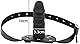 Dildo Knebel mit Schloss Knebel Mund SM Realistische Silikon Penis Knebel Einstellbare Bondage Penis Knebel Lederriemen SM Anal Dildo Sex Spielzeug für Paare