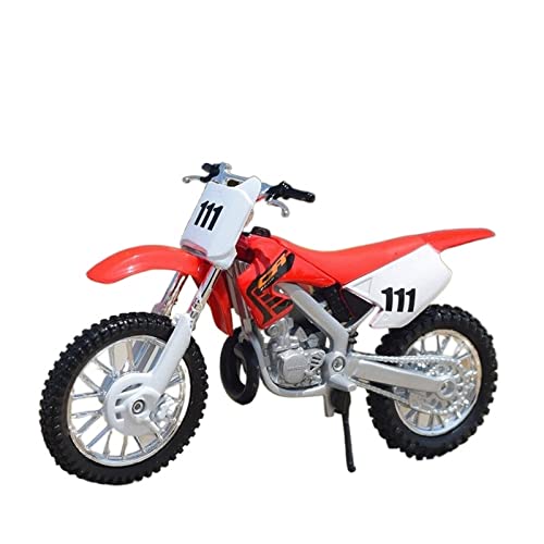 Jouet moto Honda CR250R 1:18 en métal le cadeau idéal pour garçon
