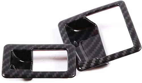 Miniatura 8 de Cubierta de botón de interruptor de bloqueo de puerta de fibra de carbono para Chevrolet Corvette C7 2014-2019, marco de botón de ventana interior