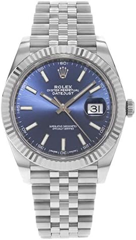 Rolex Datejust Blue Dial Automatic Men's Jubilee Watch 126334BLSJ