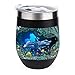 Thermos isotherme en acier inoxydable 304 de 355 ml - Motif artistique - Superbe aquarium sous-marin - Cadeau pour la famille, mari, épouse, frère, sœur, fils, fille
