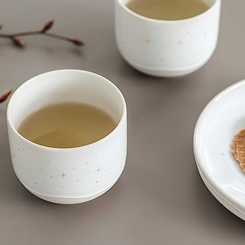 like. by Villeroy & Boch - Winter Glow cup, Christmas tableware in Premium Porcelain, White / Beige, 20 cm x 28 cm - Image 4