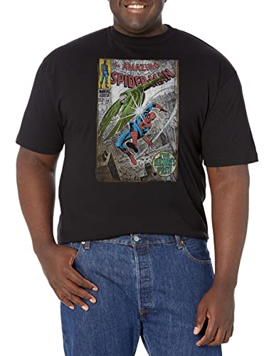 T-shirt Marvel noir en 4XL pour un style décontracté au quotidien