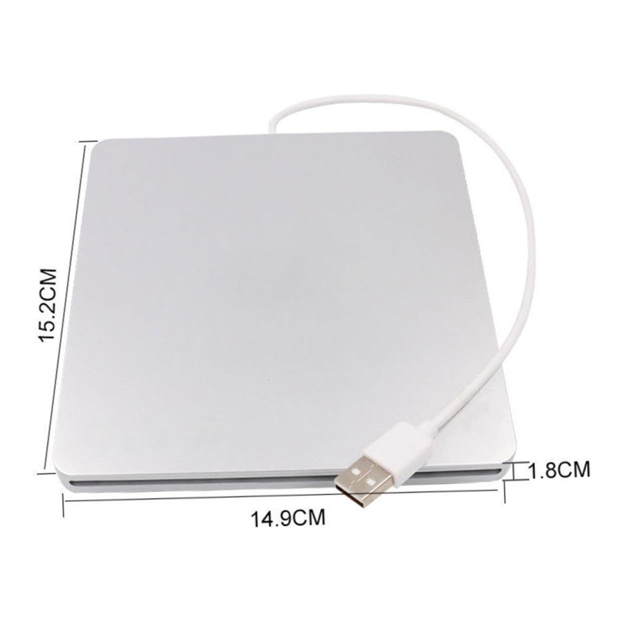 CD DVD RW Grabadora USB Sin Adaptador Instalar Diseño Práctico