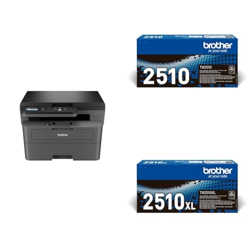 Image of BROTHER DCP-L2620DW 3-in-1 Mono Laser Printer |Print, copy & scan|Automatic 2-sided print |A4|UK Plug Toner Cartridges
