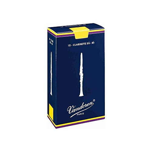 Vandoren Traditional Bb Clarinet Reeds Strength 2 Box Of 10 #TOP2