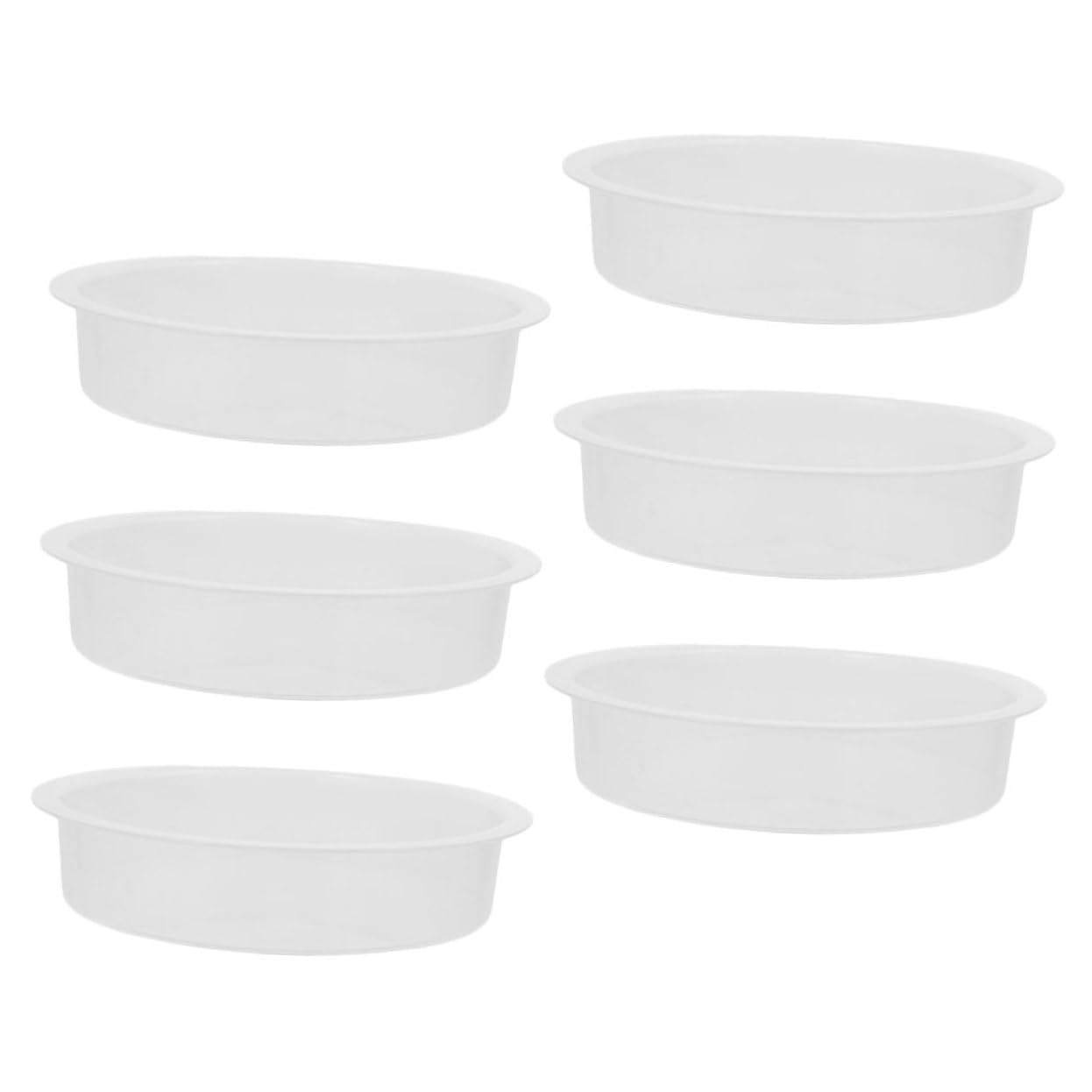 Lot de 6 bols pour bain d'oiseaux VICASKY en plastique pour abreuvoir colibris de jardin